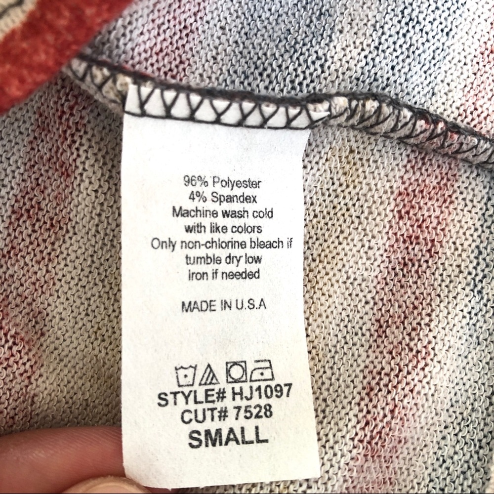 Mocha Striped Long Sleeve Cardigan Size S - Picture 9 of 9